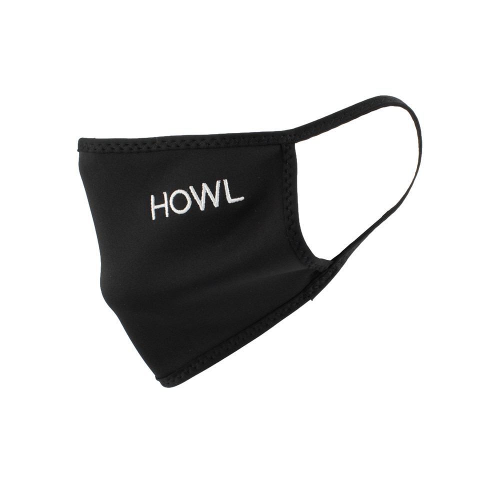 HOWL SUPPLY  MUTE FACEMASK BLACK