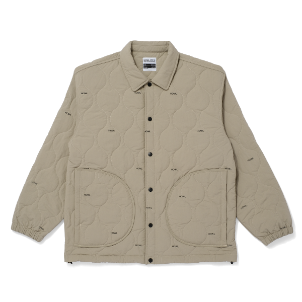 HOWL SUPPLY ONION QUILTED JACKET GREY 23/24