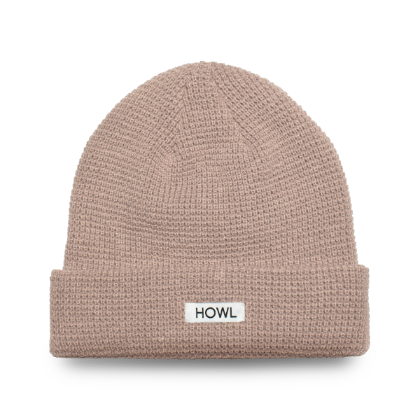 HOWL SUPPLY  WAFFLE BEANIE PINK 23/24
